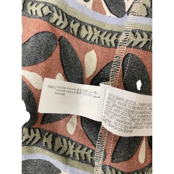 Zara Womens Midi Dress Size M Multicolor Geometric Cut Out 8626/159 NWT - Picture 8 of 13